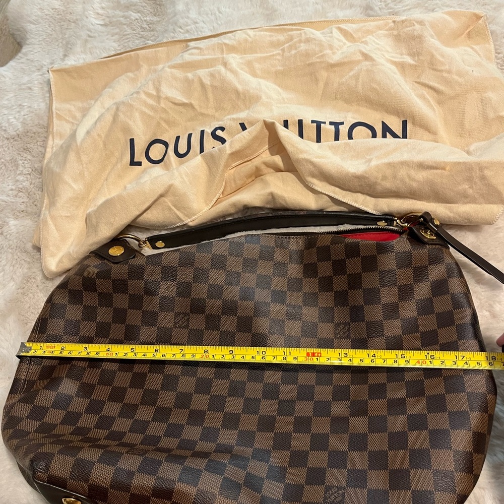Louis Vuitton Damien Ebene Highbury Shoulder leather brown bag